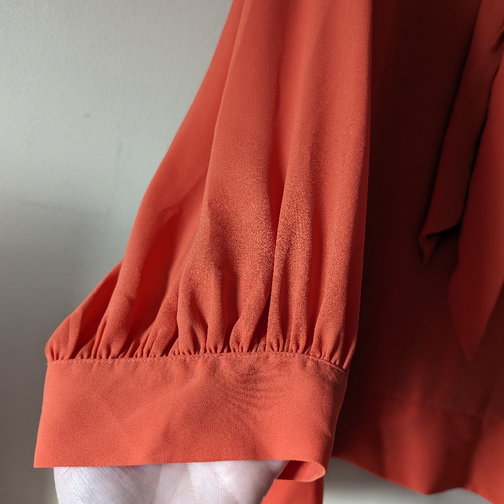 7th avenue New York & company orange top size xl - Picture 6 of 7
